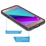 Wholesale Samsung Galaxy J2 Prime, Grand Prime Plus Armor Hybrid Case (Black)